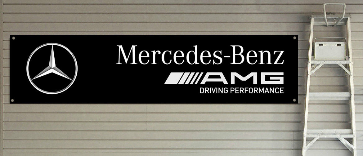 Mercedes AMG Workshop Garage Banner