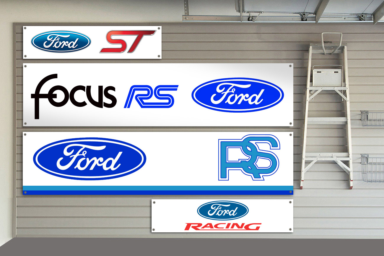 Ford Rs Motorsport Garage Workshop Banner