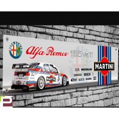 Alfa Romeo Martini Racing 155 BTTC Sponsor Logo Garage/Workshop Banner