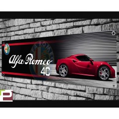 Alfa Romeo 4C Garage/Workshop Banner