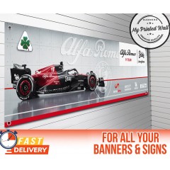 Alfa Romeo F1 Team 2023 Garage/Workshop Banner