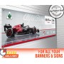 Alfa Romeo F1 Team 2023 Garage/Workshop Banner