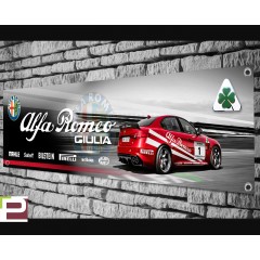 Alfa Romeo Giulia Quadrifoglio Garage/Workshop Banner