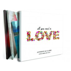 All You Need Is Love Personalised Canvas