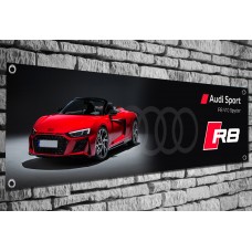 Audi R8 V10 Spyder Garage/Workshop Banner