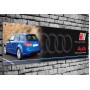 Audi RS4 Avant (Blue) Quattro Garage/Workshop Banner