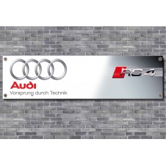Audi RS4 Logo Garage/Workshop Banner