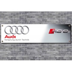Audi RS6 Logo Garage/Workshop Banner