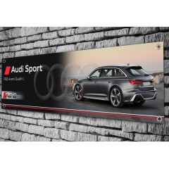 Audi RS6 (grey) Avant Quattro Garage/Workshop Banner