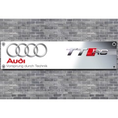 Audi TT RS Logo Garage/Workshop Banner
