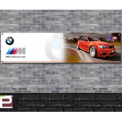 BMW 1M (Orange) Garage/Workshop Banner