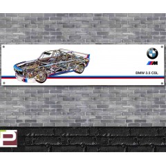 BMW 3.5 CSL Garage/Workshop Banner
