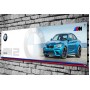 BMW M2 (blue) Garage/Workshop Banner