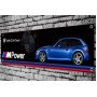 BMW Z3 M Coupe Estoril Blue Garage/Workshop Banner