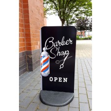Barber Shop EcoFlex Pavement Sign
