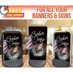 Barber Shop (with picture) Pavement Stand/Sign