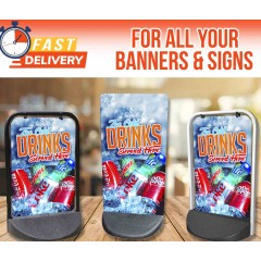 Cold Drinks Pavement Stand/Sign
