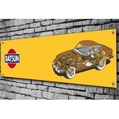 Datsun 280z Cutaway Garage Banner