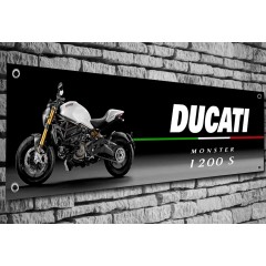Ducati Monster 1200s Garage/Workshop Banner