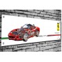 Ferrari 550 Barchetta Cutaway Garage/Workshop Banner