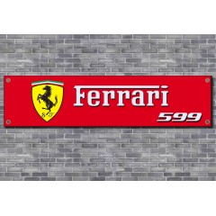 Ferrari 599 Logo Garage/Workshop Banner