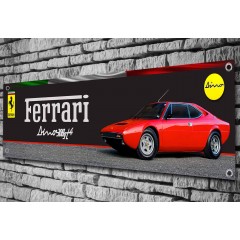 Ferrari Dino 308 GT4 Garage/Workshop Banner