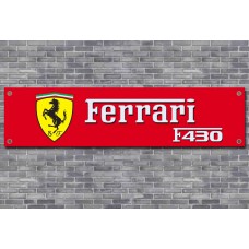 Ferrari f430 Logo Garage/Workshop Banner