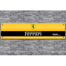 Ferrari 458 Speciale Logo Garage/Workshop Banner