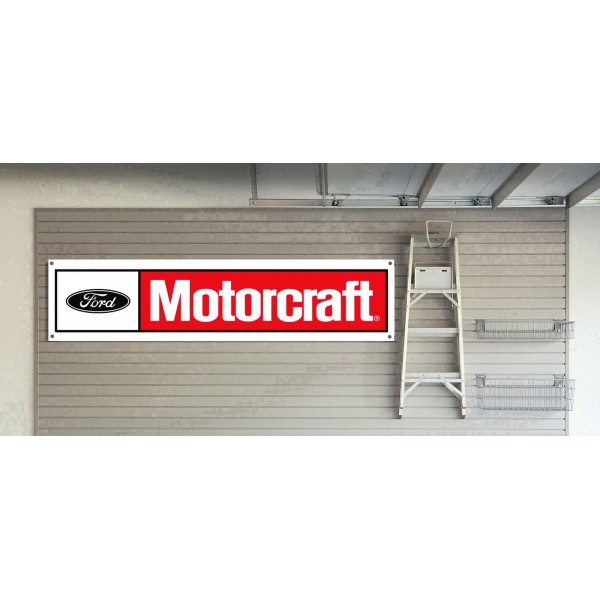 Ford Motorcraft Retro Workshop Garage Banner 