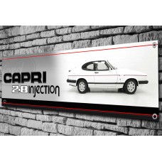 Ford Capri 2.8i (white) Garage/Workshop Banner