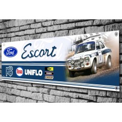 Ford Escort MK1 Rally Car Garage/Workshop Banner