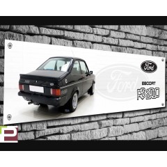 Ford Escort Mk2 RS2000 (black) Garage/Workshop Banner