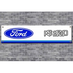 Ford Escort RS 2000 Logo Garage/Workshop Banner