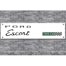Ford Escort Mk1 Twin Cam Logo Garage/Workshop Banner