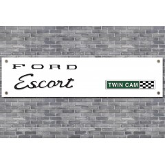 Ford Escort Mk1 Twin Cam Logo Garage/Workshop Banner