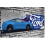 Ford Mustang (grabber blue) Garage/Workshop Banner