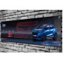 Ford Puma ST (blue) Garage/Workshop Banner