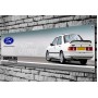 Ford Sierra RS Cosworth (white) Garage/Workshop Banner