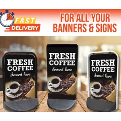 Fresh Coffee Pavement Stand/Sign