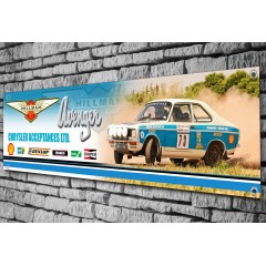 Hillman Avenger Rally Car Garage/Workshop Banner