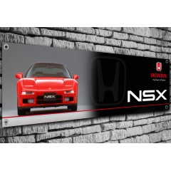 Honda NSX (Red) Garage Banner