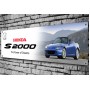 Honda S2000 (blue) Garage Banner