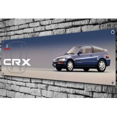 Honda CRX Garage Banner