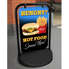 Hot Food Swinger Pavement Stand