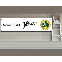 Lotus Esprit V8-GT Logo Garage/Workshop Banner