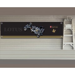 Team Lotus JPS F1 Garage/Workshop Banner