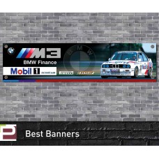 BMW e30 M3 Mobil 1 BTTC Garage/Workshop Banner
