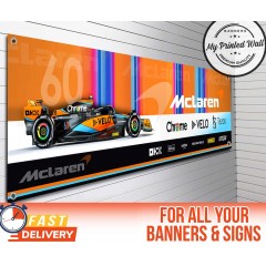 McLaren F1 Team 2023 Garage/Workshop Banner