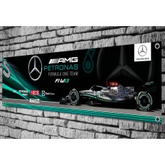 Mercedes AMG Petronas GP F1 Team 2022 Garage/Workshop Banner