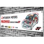 Mitsubishi Lancer Evo 4 WRC Cutaway Garage Banner